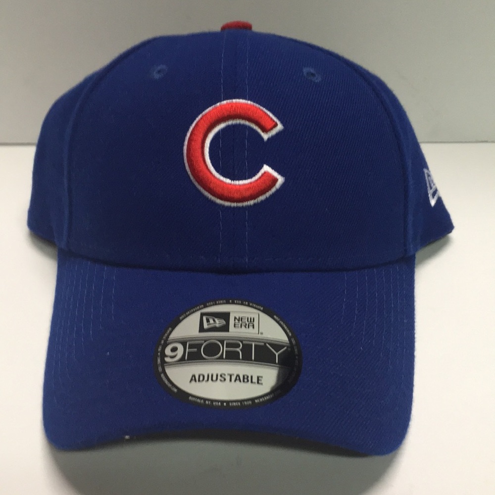 Chicago cubs new era blue strap back dad hat